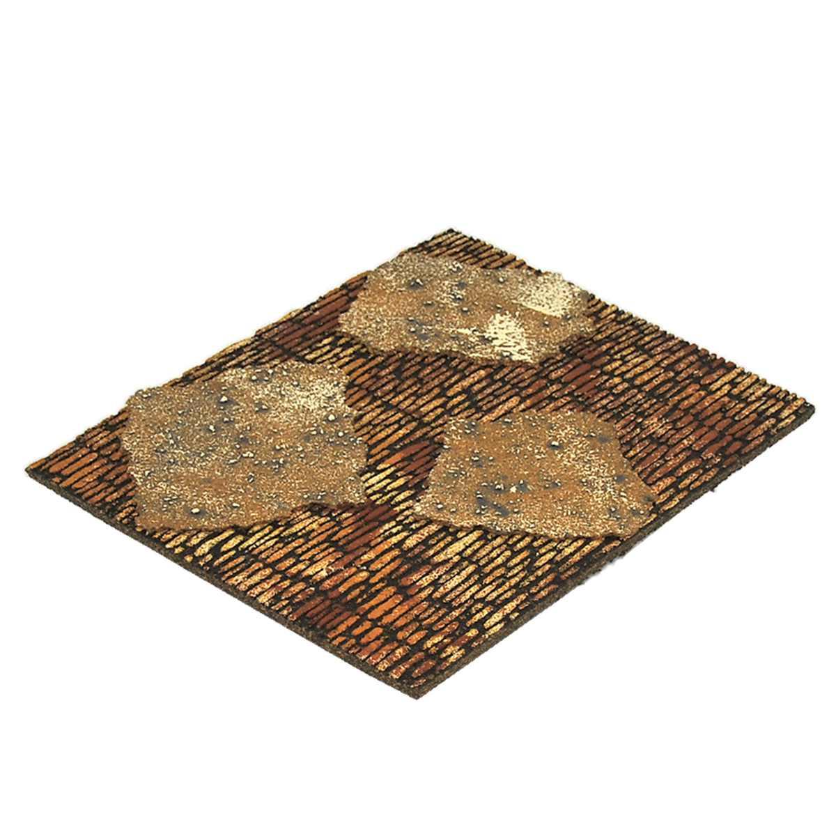 Pannello Sughero Muro Intonaco cm.33x25 | Rossi Rosa