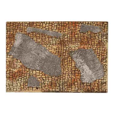 Pannello Sughero Muro Mattoncini Intonaco cm.33x25 | Rossi Rosa