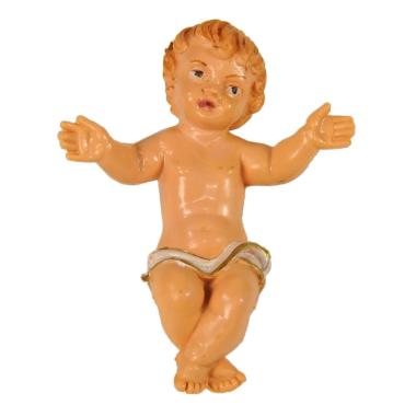 Statua Gesù Bambino cm.20 senza Culla cm.7 | Rossi Rosa