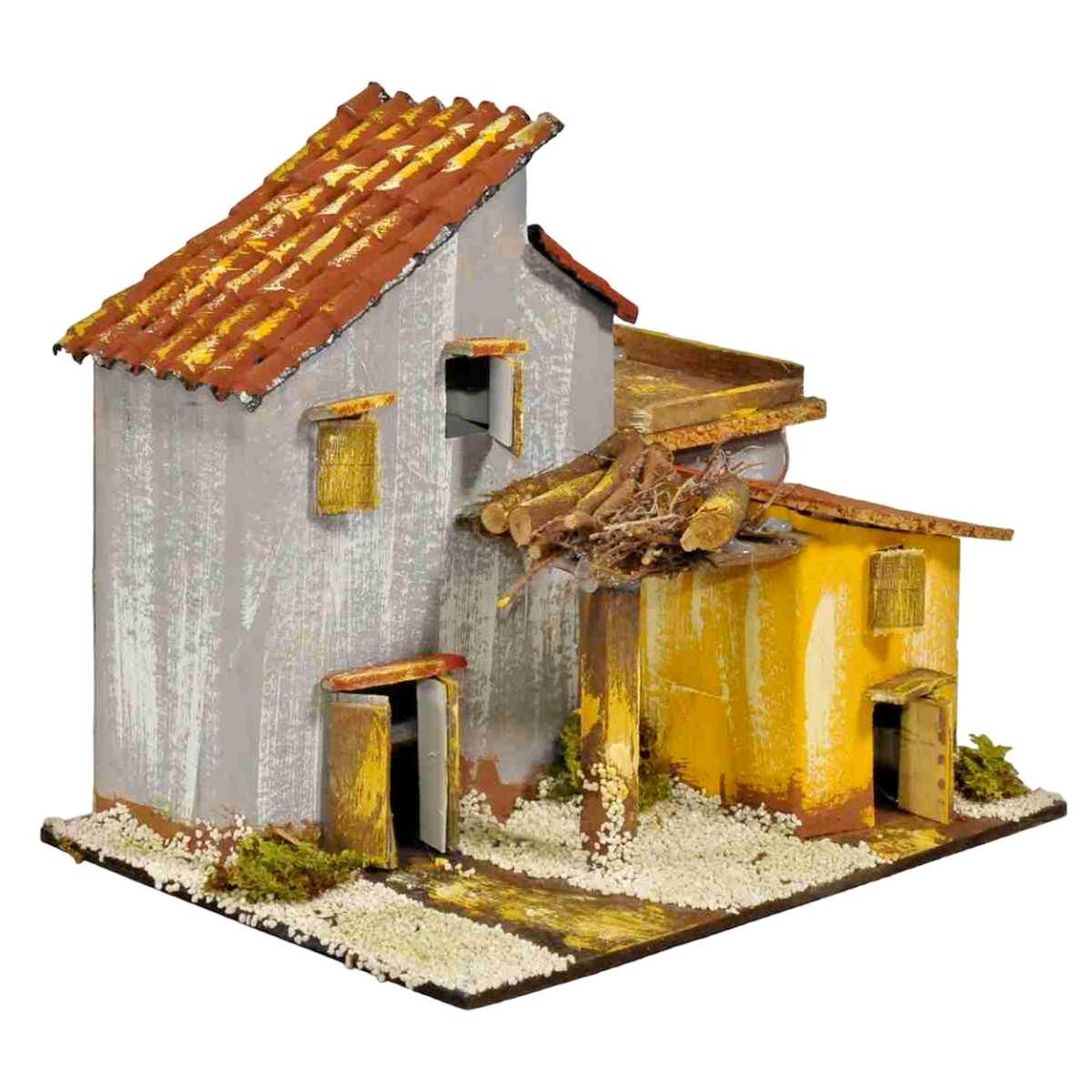 Casetta Doppia cm.20x14x18 | Rossi Rosa