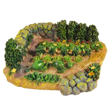 Orto con Verdure cm.10x10x3 | Rossi Rosa