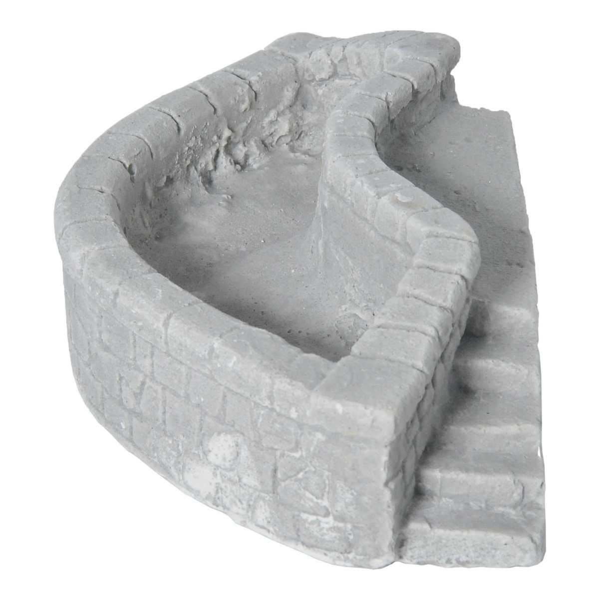 Lavatoio con Scala in Gesso cm.16,5x9xH5 | Rossi Rosa