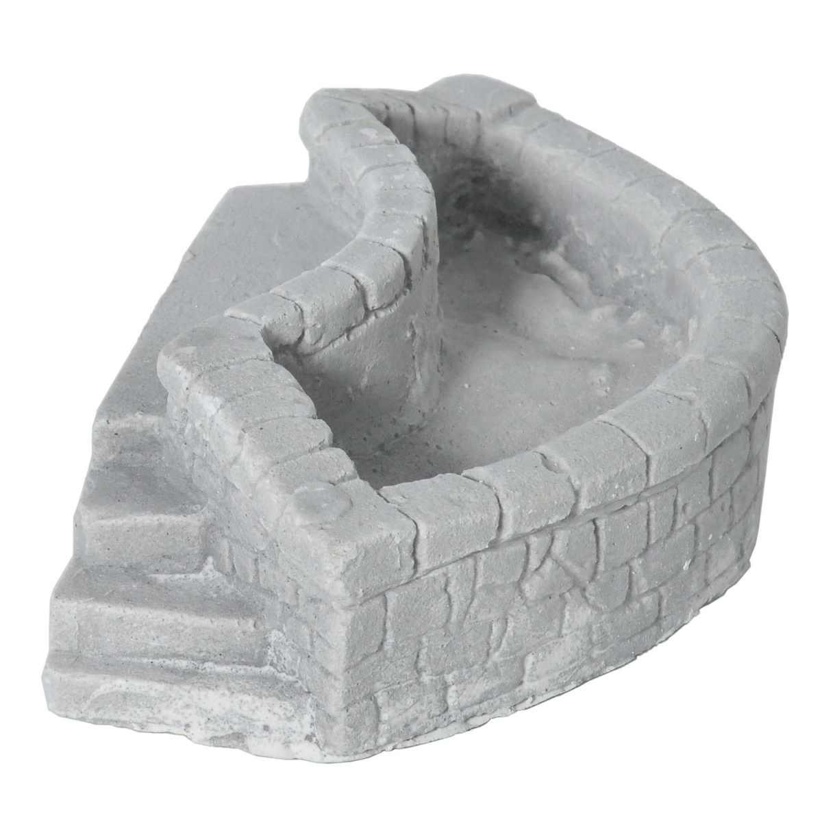 Lavatoio con Scala in Gesso cm.16,5x9xH5 | Rossi Rosa