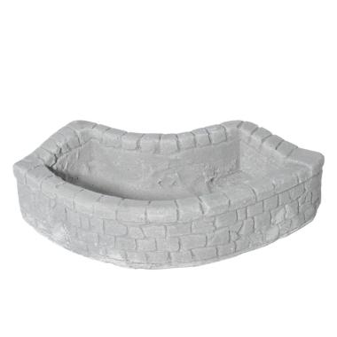 Lavatoio con Scala in Gesso cm.16,5x9xH5 | Rossi Rosa