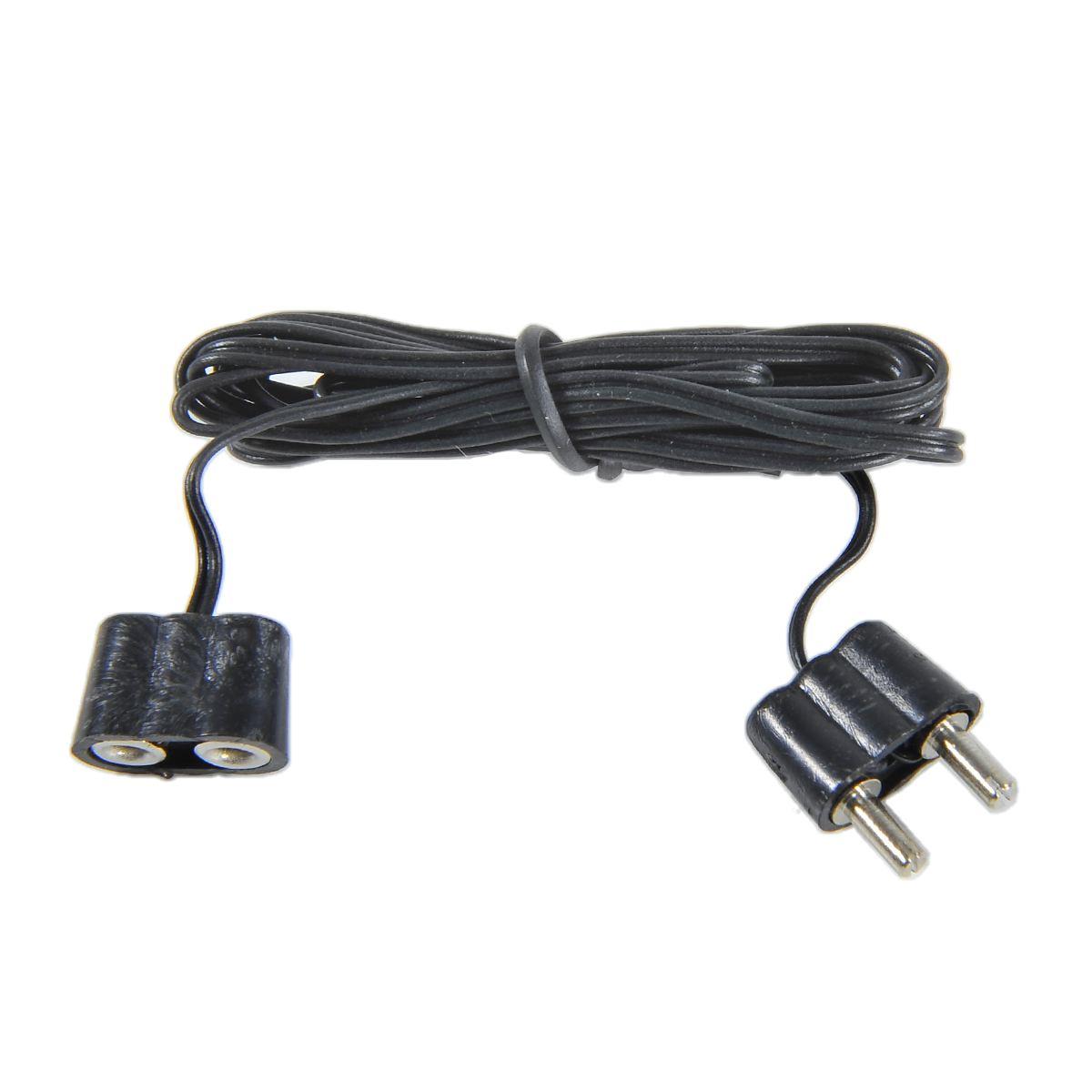 Prolunga Nera Completa di Presa e Spina 3,5V cm.100 | Rossi Rosa