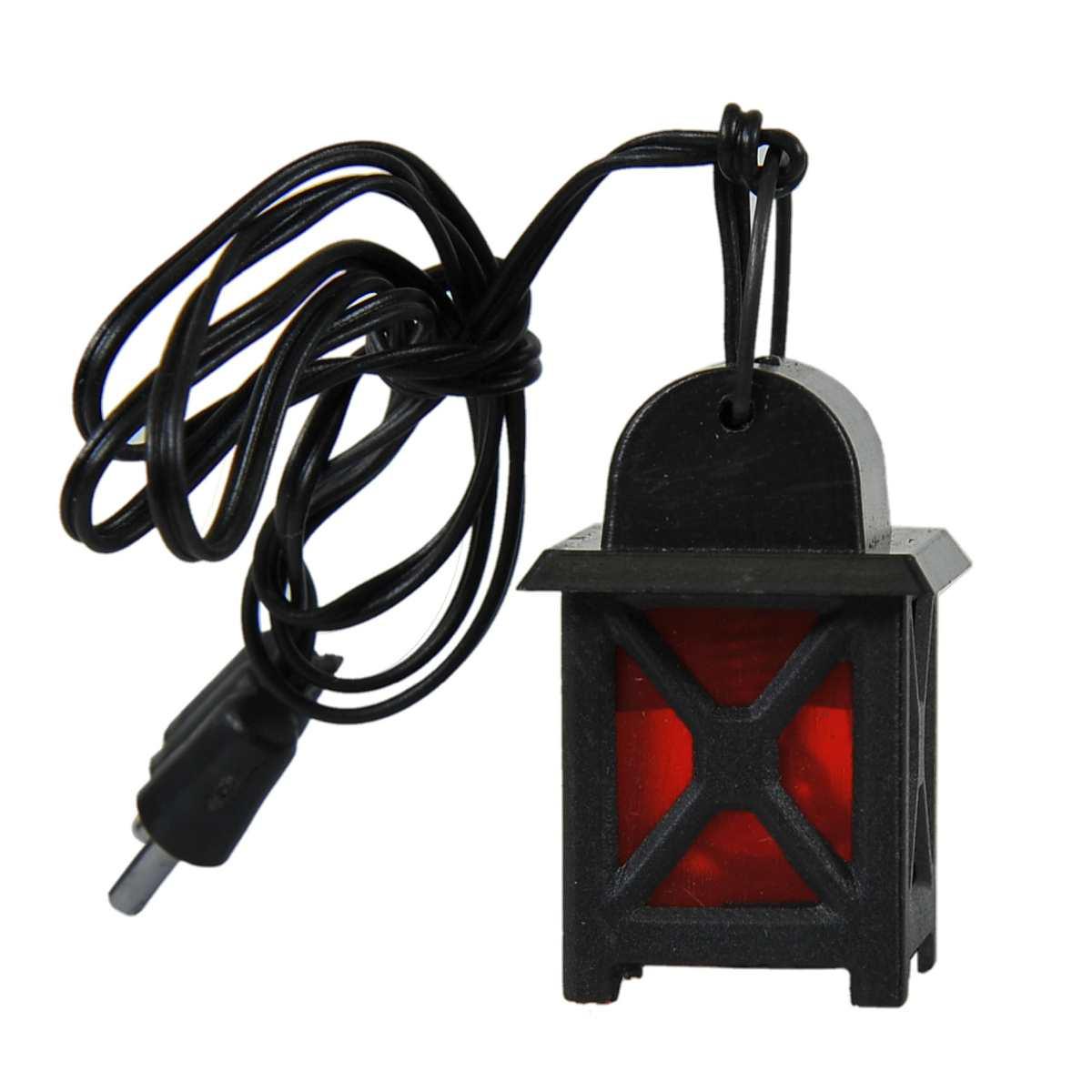 Lanterna con Spina Luce Led Rossa 3,5V cm.2x2x3,5/4 | Rossi Rosa