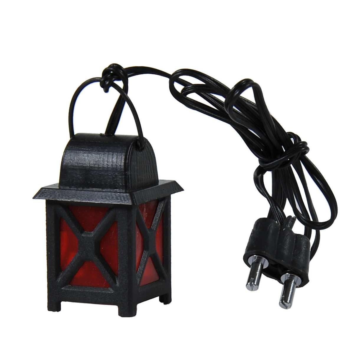 Lanterna con Spina Luce Led Rossa 3,5V cm.2x2x3,5/4 | Rossi Rosa