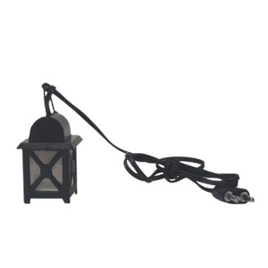 Lanterna con Spina Luce Led Bianco 3,5V cm.2,5x2,5x5 | Rossi Rosa