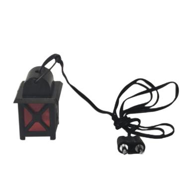 Lanterna con Spina Luce Led Rosso 3,5V cm.2,5x2,5x5 | Rossi Rosa