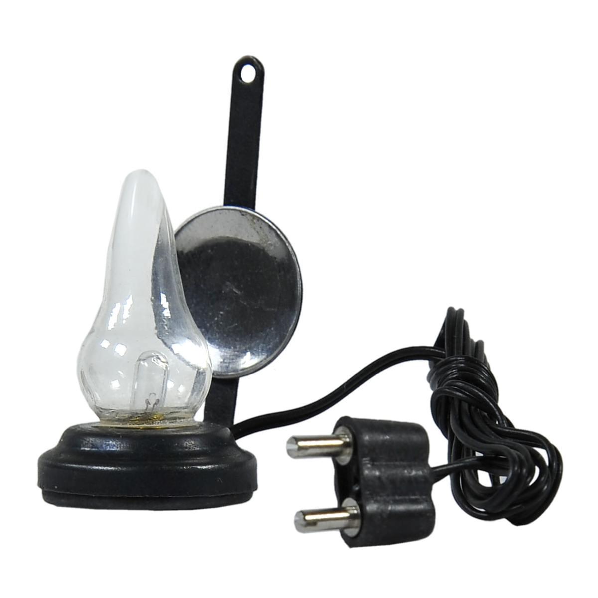 Lanterna Vetro con Spina Luce Led Bianca 3,5V cm.4 | Rossi Rosa