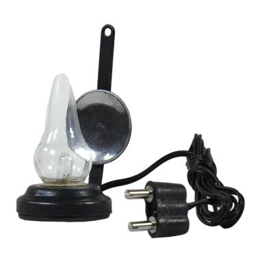 Lanterna Vetro con Spina Luce Led Bianca 3,5V cm.4 | Rossi Rosa