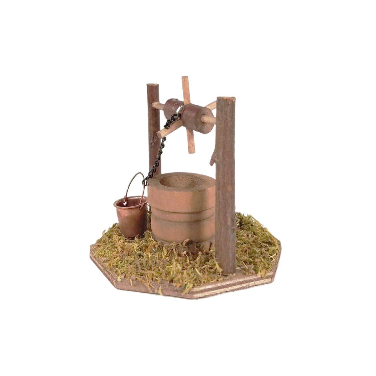 Pozzo Legno cm.9x9xH8,5 | Rossi Rosa