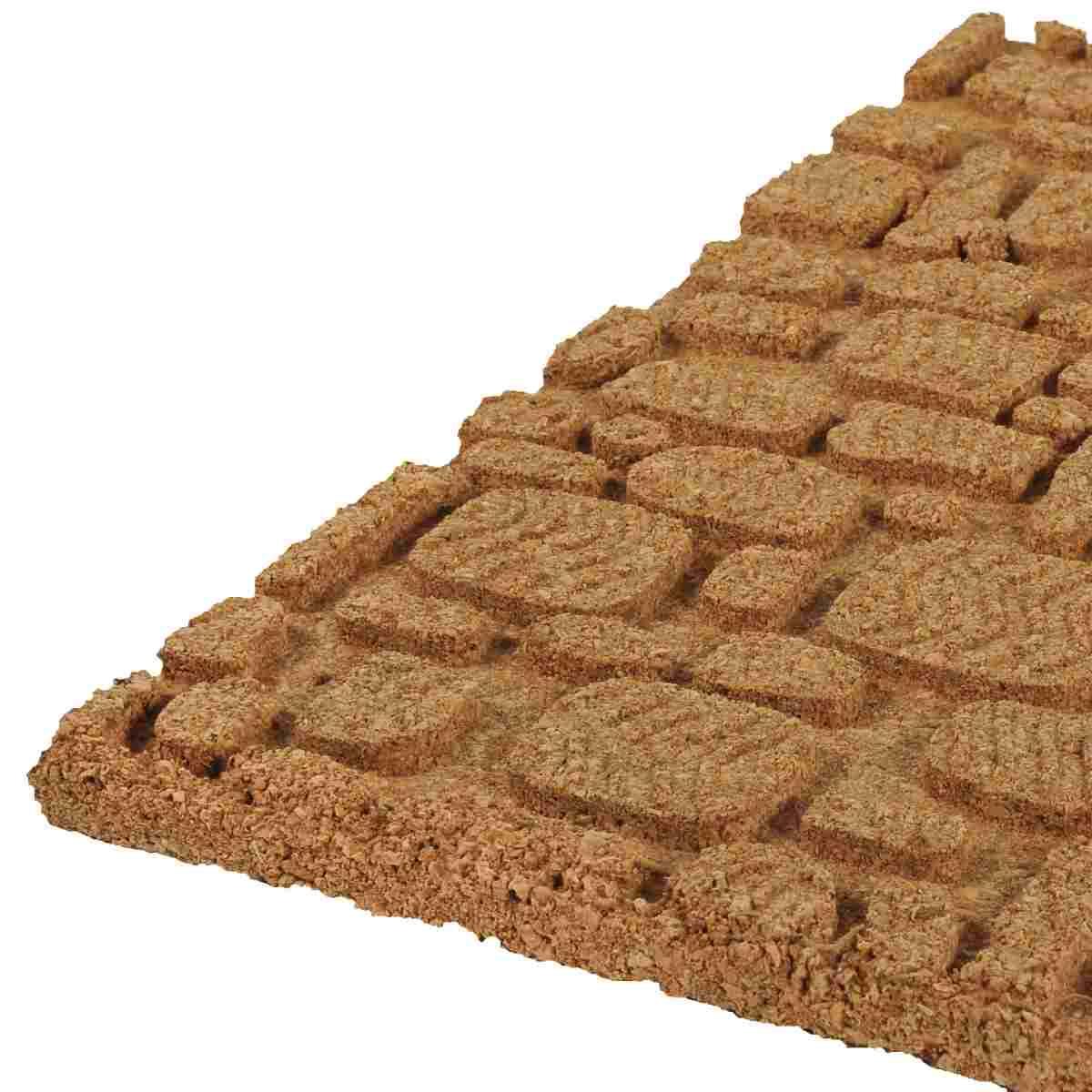 Pannello Sughero Pavimento Mosaico cm.33x25x1 | Rossi Rosa