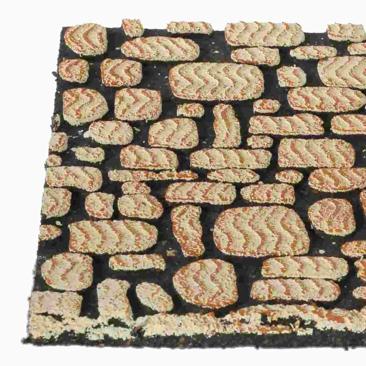 Pannello Sughero Muro Mattoncini cm.33x25 | Rossi Rosa