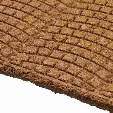 Pannello Sughero Pavimento Sanpietrino cm.100x50x1 | Rossi Rosa