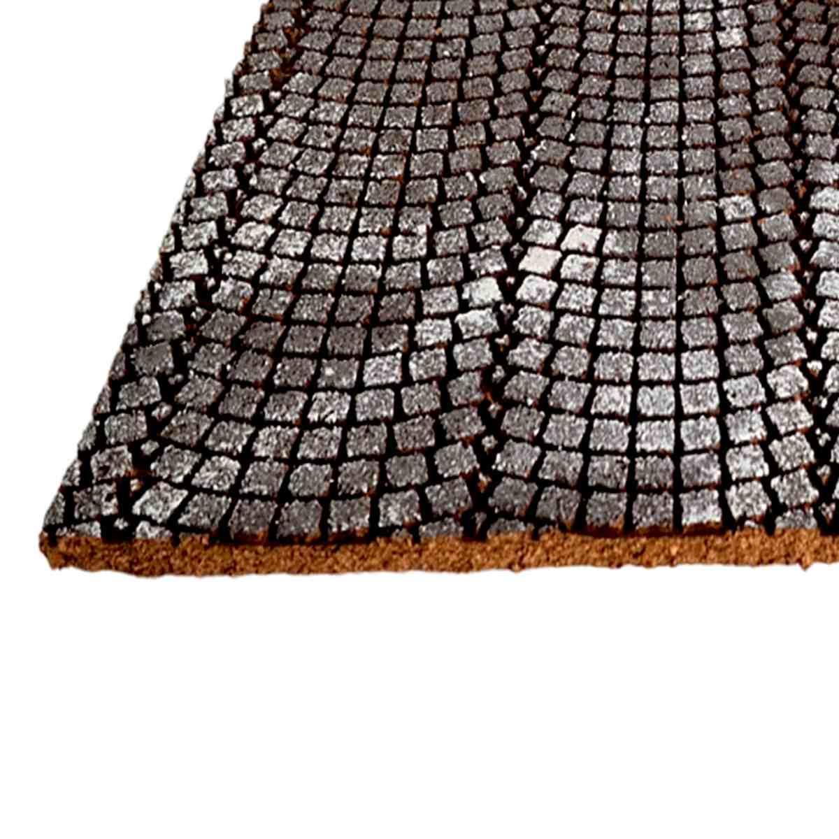 Pannello Sughero Pavimento Sanpietrini cm.33x25x1 | Rossi Rosa