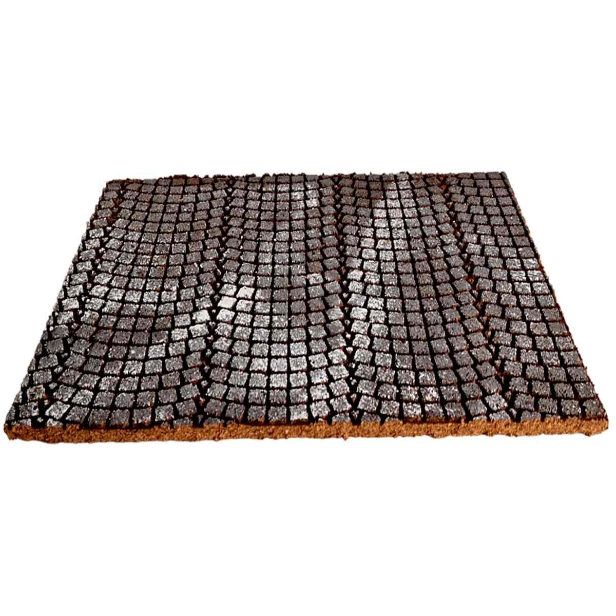 Pannello Sughero Pavimento Sanpietrini cm.33x25x1 | Rossi Rosa