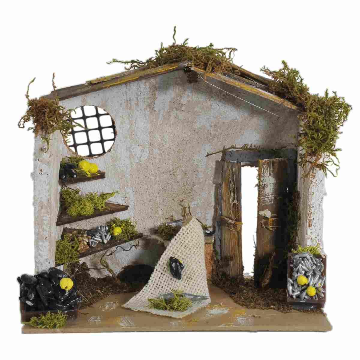 Bottega Pescivendolo cm.20x14x18 | Rossi Rosa