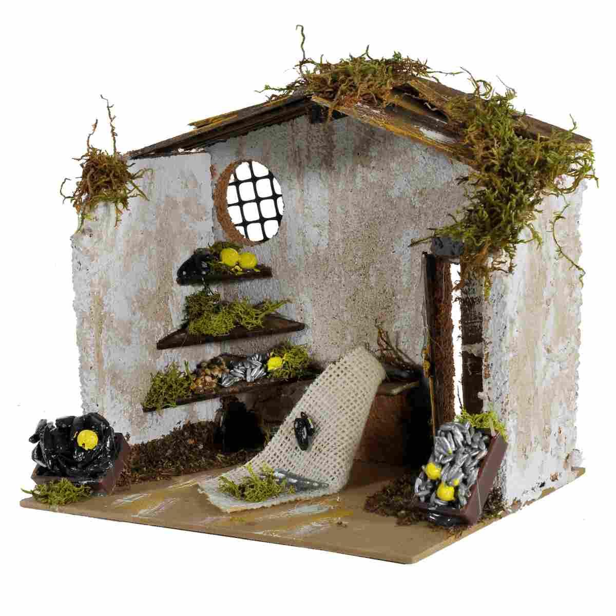 Bottega Pescivendolo cm.20x14x18 | Rossi Rosa