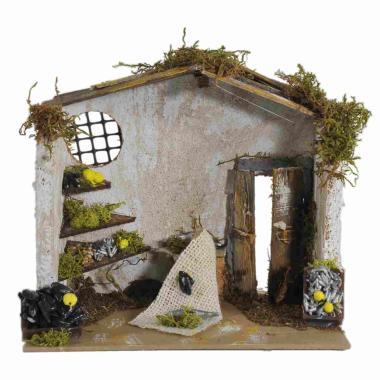 Bottega Pescivendolo cm.20x14x18 | Rossi Rosa