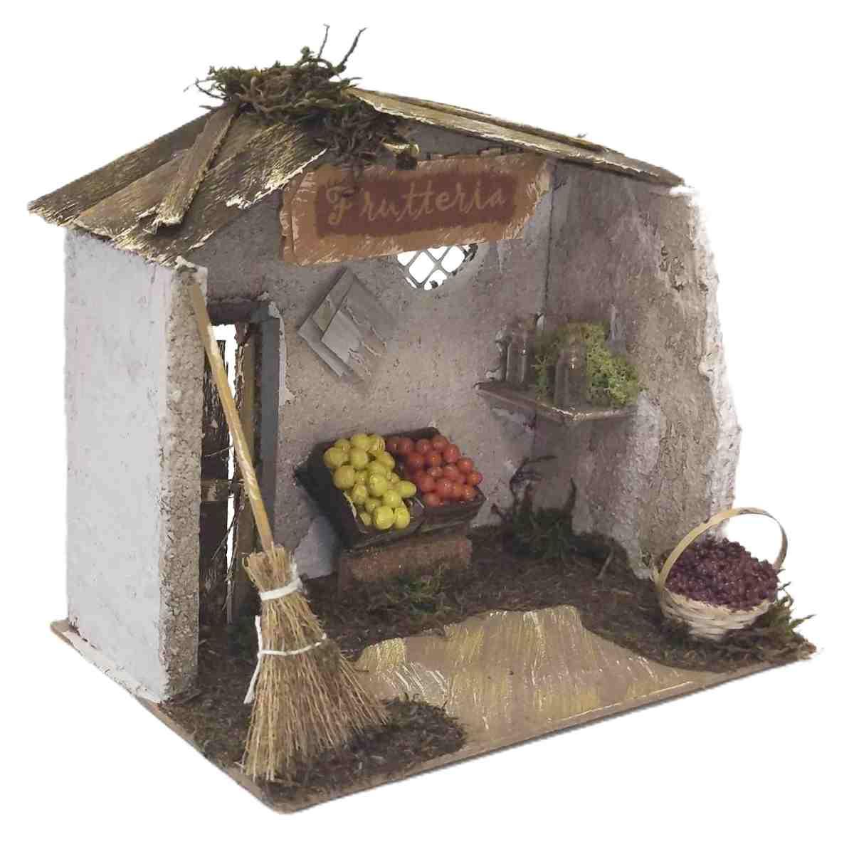 Bottega Frutteria cm.20x14x18 | Rossi Rosa