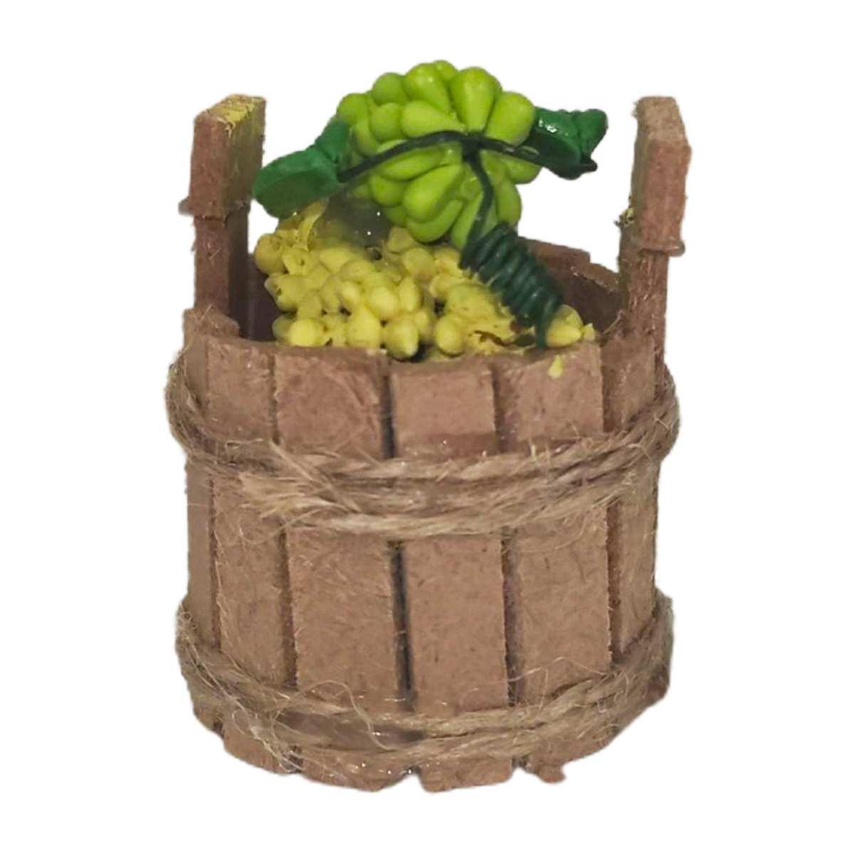 Cesta Alimenti Uva Bianca cm.Ø3x3,5 | Rossi Rosa