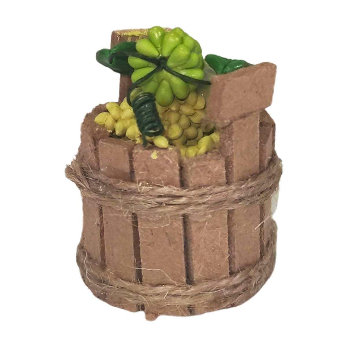 Cesta Alimenti Uva Bianca cm.Ø3x3,5 | Rossi Rosa