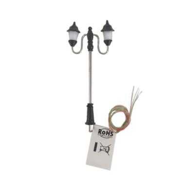 Lampione Metallo 3,5V Luce Led Calda cm.3x6,8 | Rossi Rosa