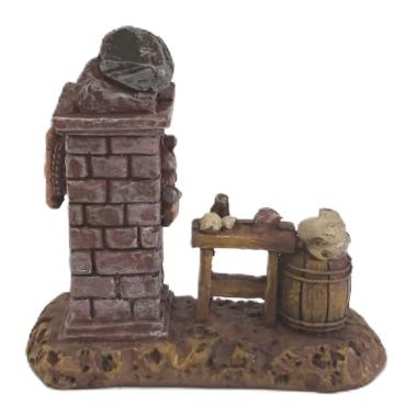 Banco Salumiere cm.9x4x9 | Rossi Rosa