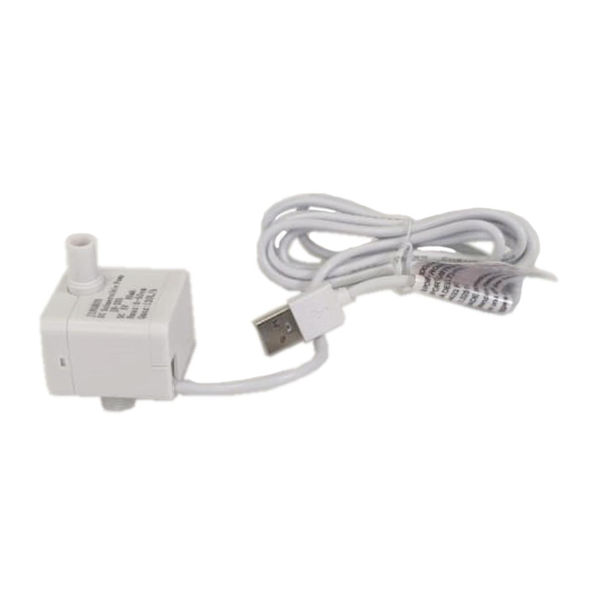 Pompa Acqua Immersione 3W USB 5V 150L/H 220V con Tubo cm.15x1 | Rossi Rosa