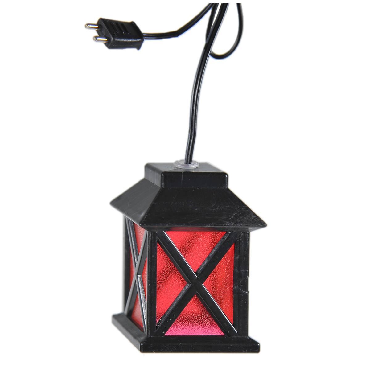 Lanterna con Spina Luce Led Rosso 3,5V cm.4,7x4,7x7 | Rossi Rosa