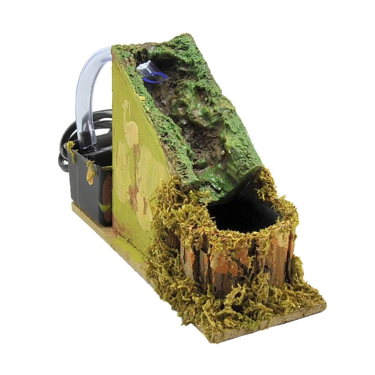 Cascata Elettrica a Acqua con Pompa cm.6,5x18xH11 | Rossi Rosa