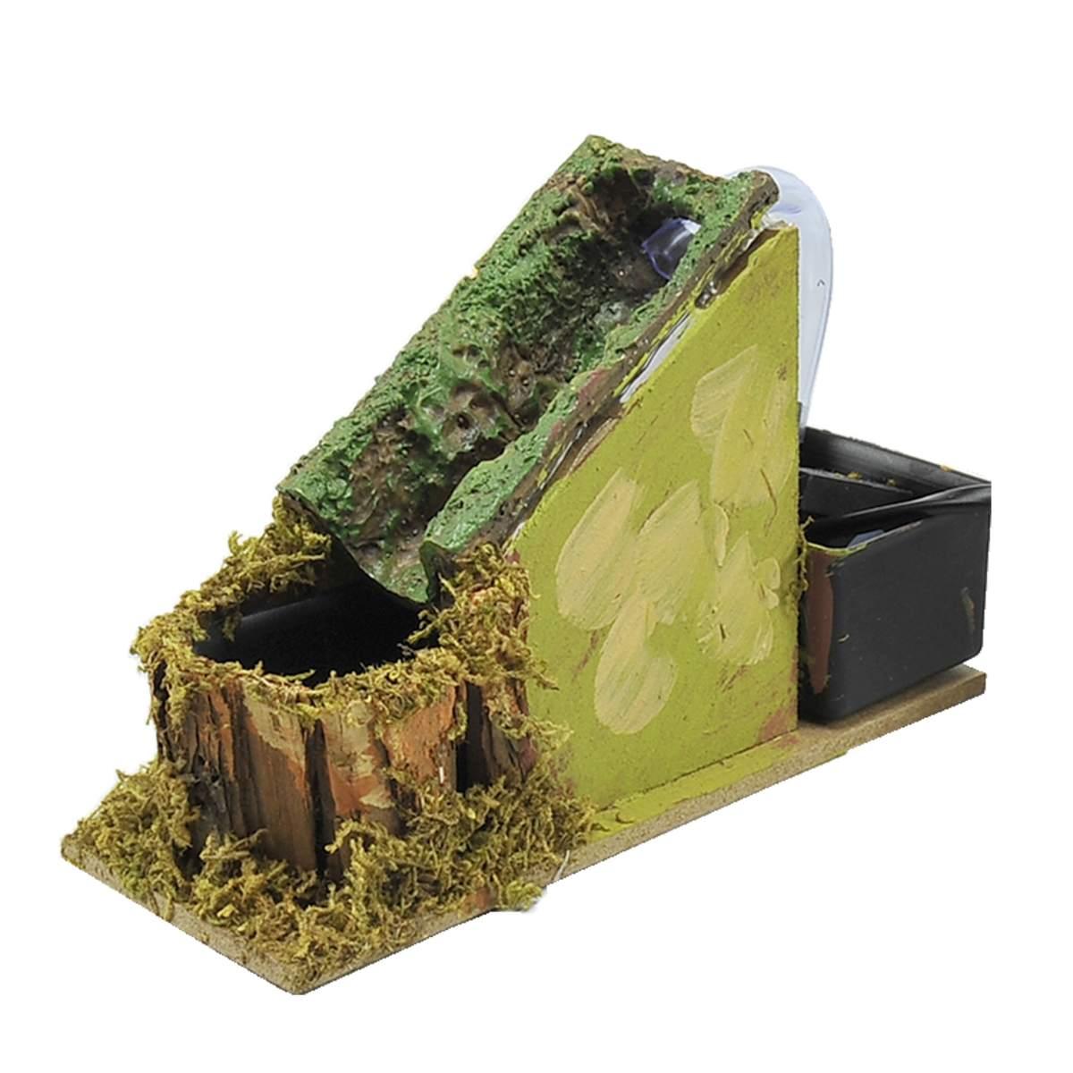 Cascata Elettrica a Acqua con Pompa cm.6,5x18xH11 | Rossi Rosa