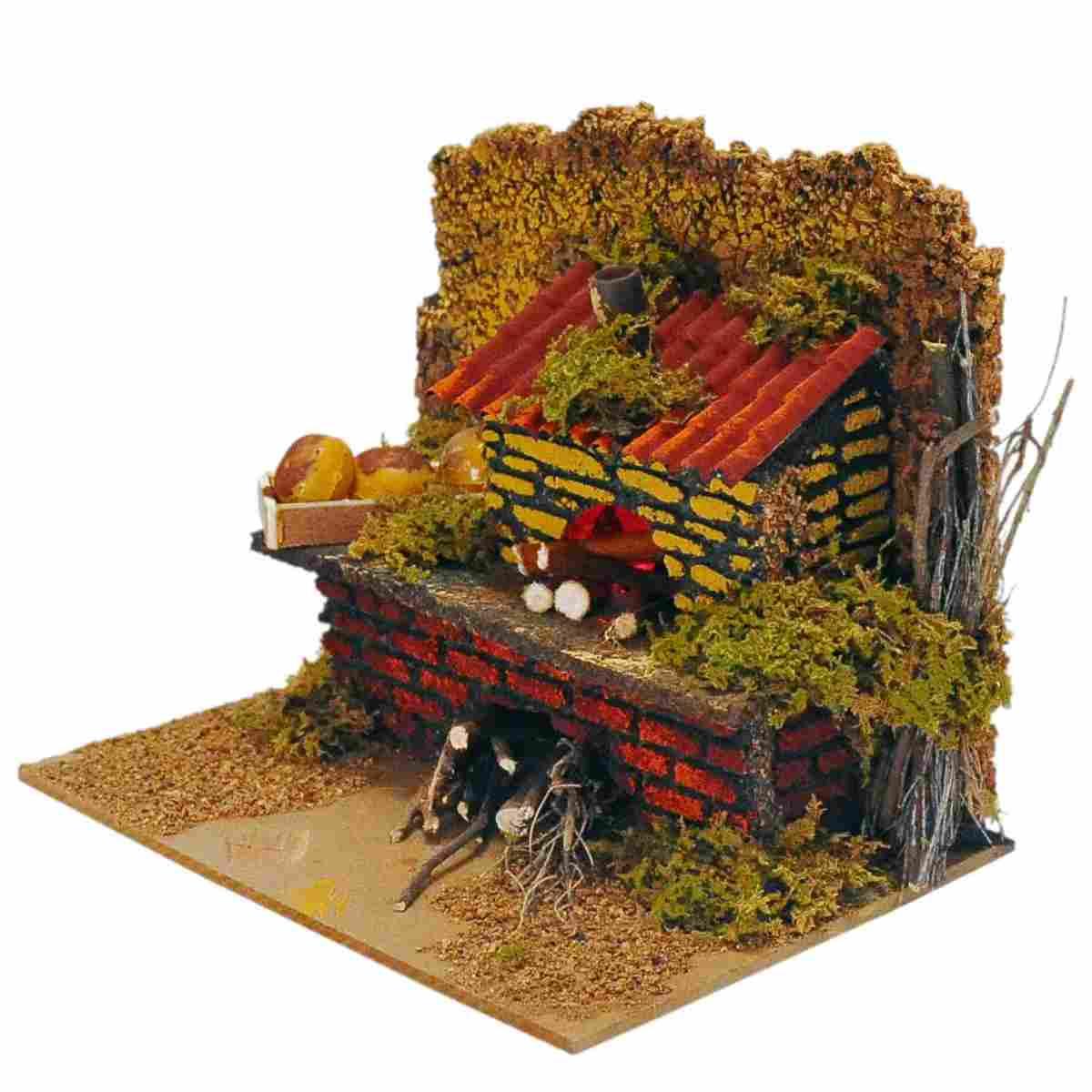 Fuoco Elettrico Effetto Fiamma cm.20x14xH18 | Rossi Rosa