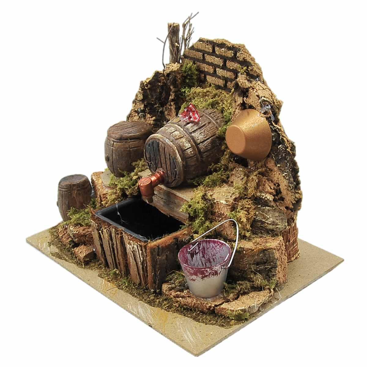 Osteria Elettrica Legno cm.20x14xH16 | Rossi Rosa