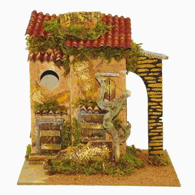 Casetta con Arco cm.21x15xH22 | Rossi Rosa