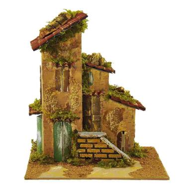 Casetta con Scale cm.21x15xH24 | Rossi Rosa