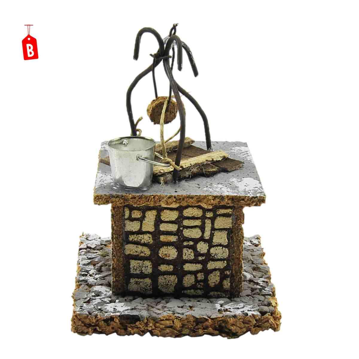 Pozzo con Secchio cm.9x9xH13 2 Modelli | Rossi Rosa