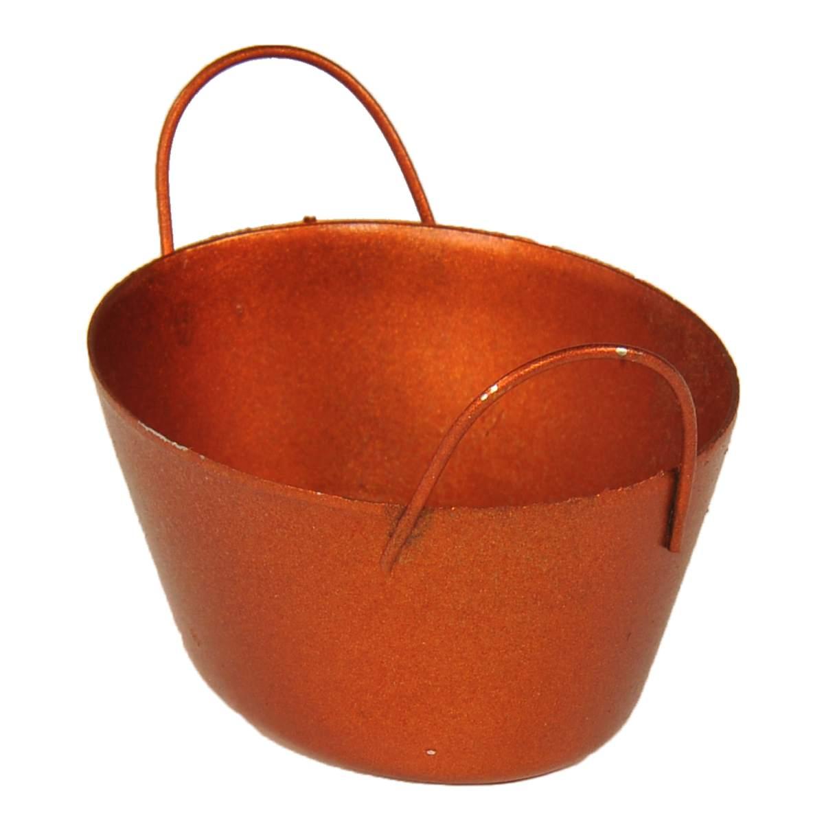 Bacinella Metallo Rame Invecchiato cm.4x2x5 | Rossi Rosa