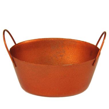 Bacinella Metallo Rame Invecchiato cm.4x2x5 | Rossi Rosa