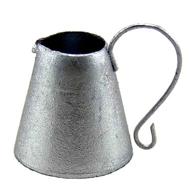 Brocca Metallo Argento cm.3xH3,5 | Rossi Rosa