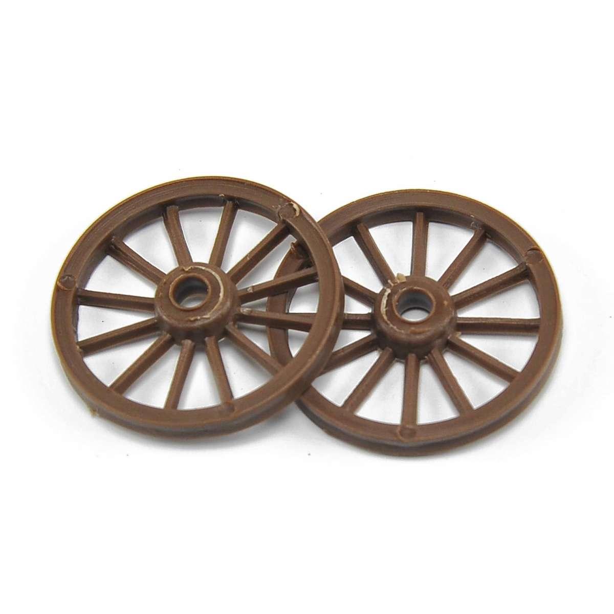 Ruota Carro Marrone cm.Ø5 Set pz.2 | Rossi Rosa