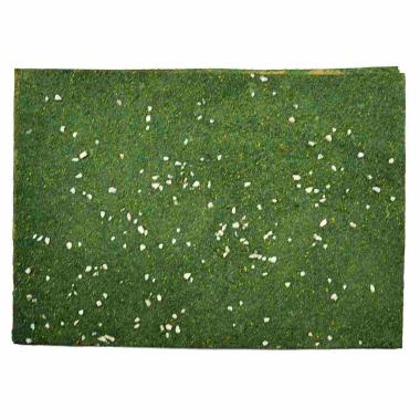 Tappeto Verde con Sassi cm.70x50 | Rossi Rosa