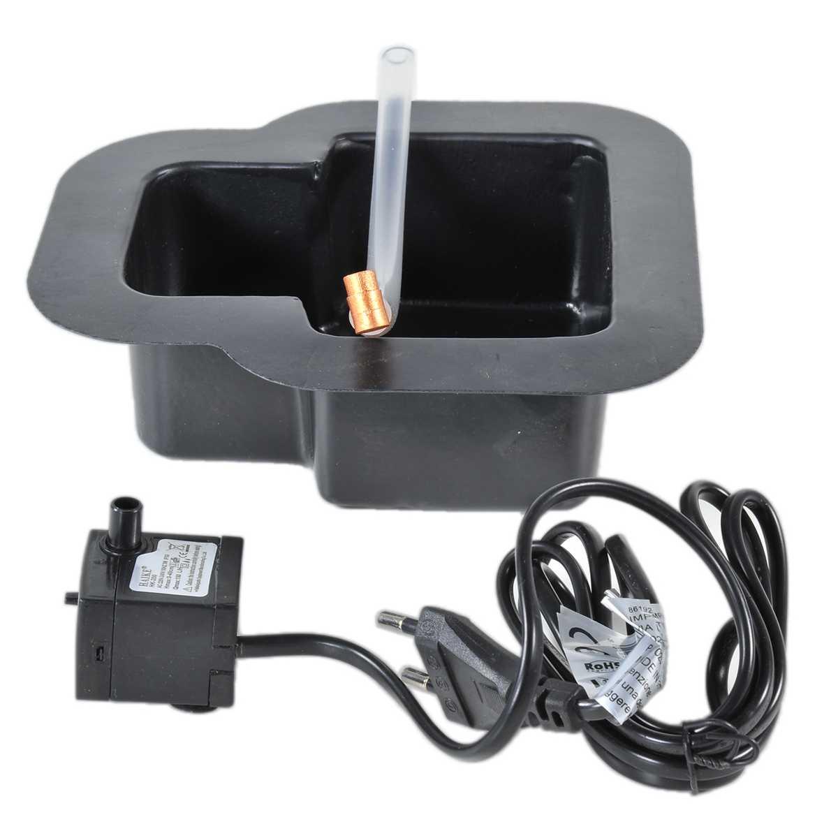 Fontana Elettrica Kit Vaschetta con Pompa e Tubo Set pz.4 | Rossi Rosa