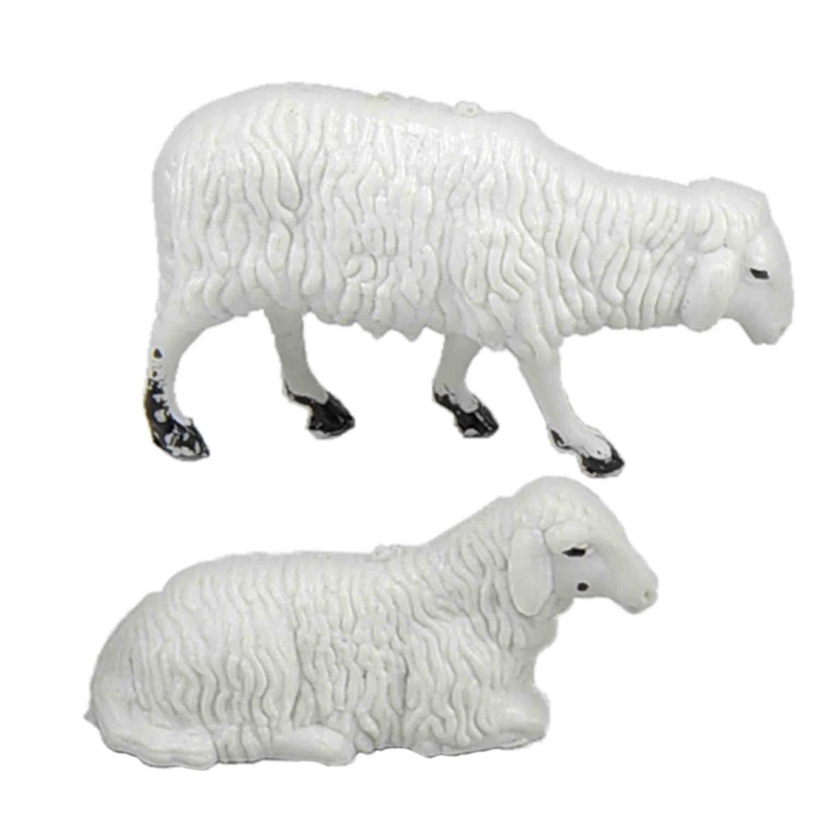 Animali Pecore cm.2/3 2 Modelli Set pz.2 | Rossi Rosa