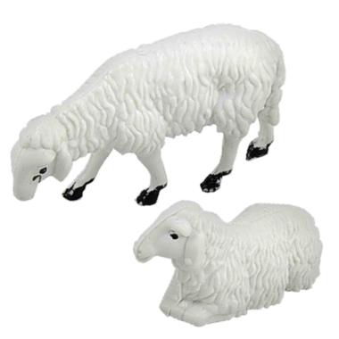 Animali Pecore cm.2/3 2 Modelli Set pz.2 | Rossi Rosa