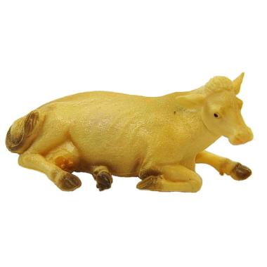 Bue Beige Sdraiato cm.10x6 | Rossi Rosa