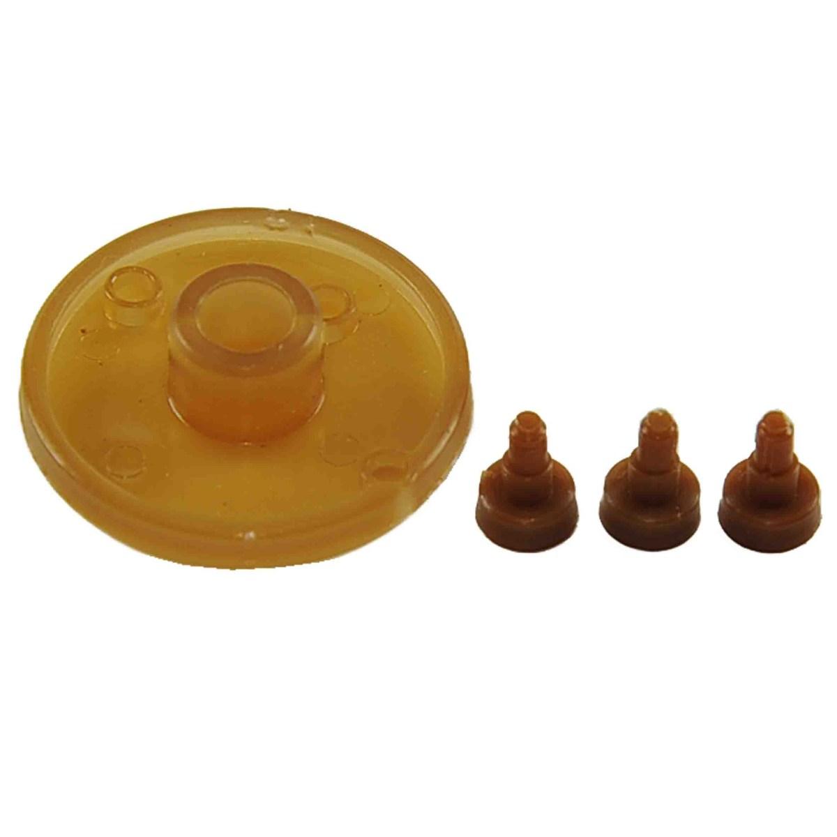 Puleggia PVC Marrone mm.35 Foro Alberomm.7 | Rossi Rosa