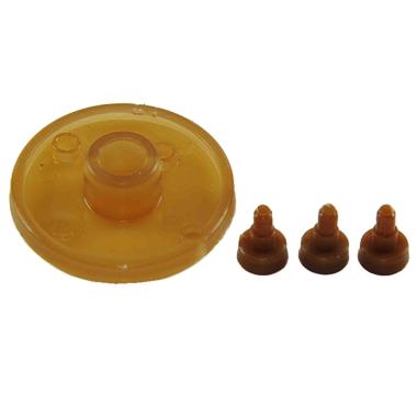 Puleggia PVC Marrone mm.35 Foro Alberomm.7 | Rossi Rosa