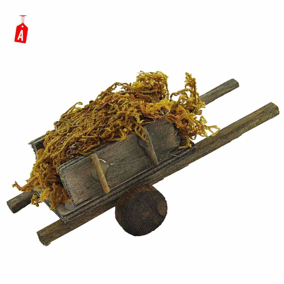 Carretto Legno con 2 Ruote Carico cm.13x6x5 6 Modelli | Rossi Rosa